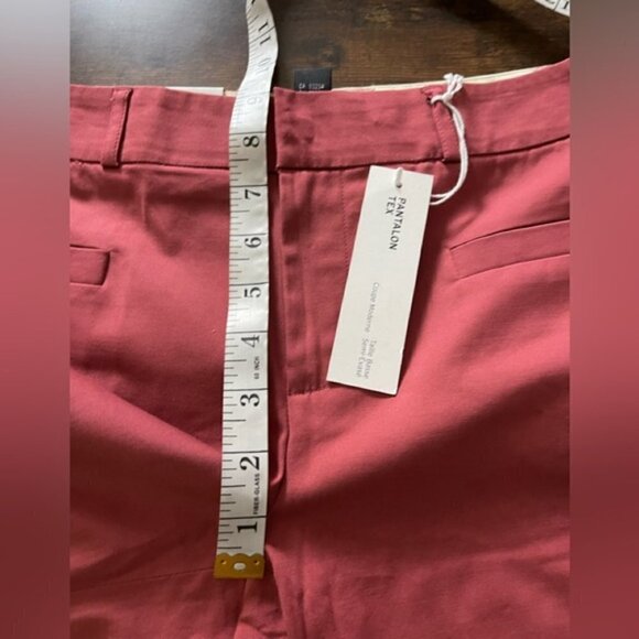 CLUB Monaco low rise modern fit bootleg Tex pant in desert Rose size 4 NEW - Picture 10 of 13